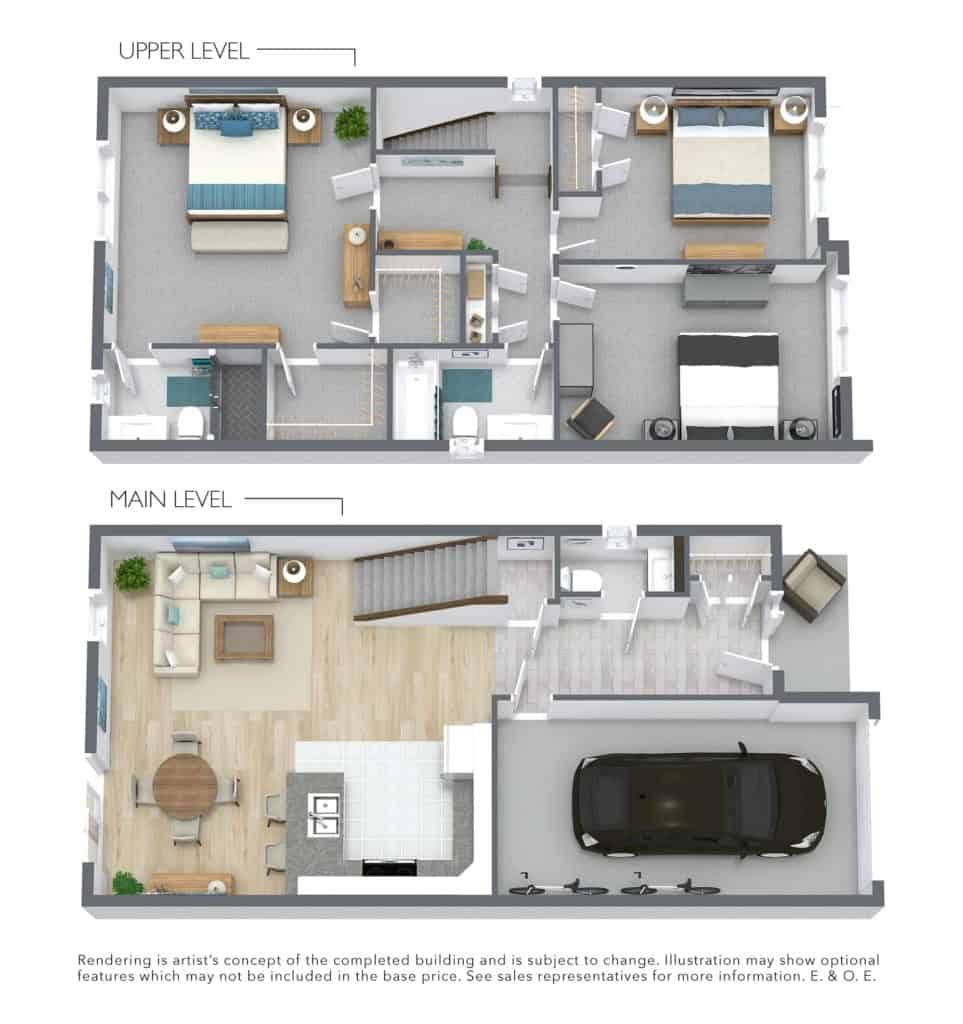 3d Rendering of Catalina Floor Plan