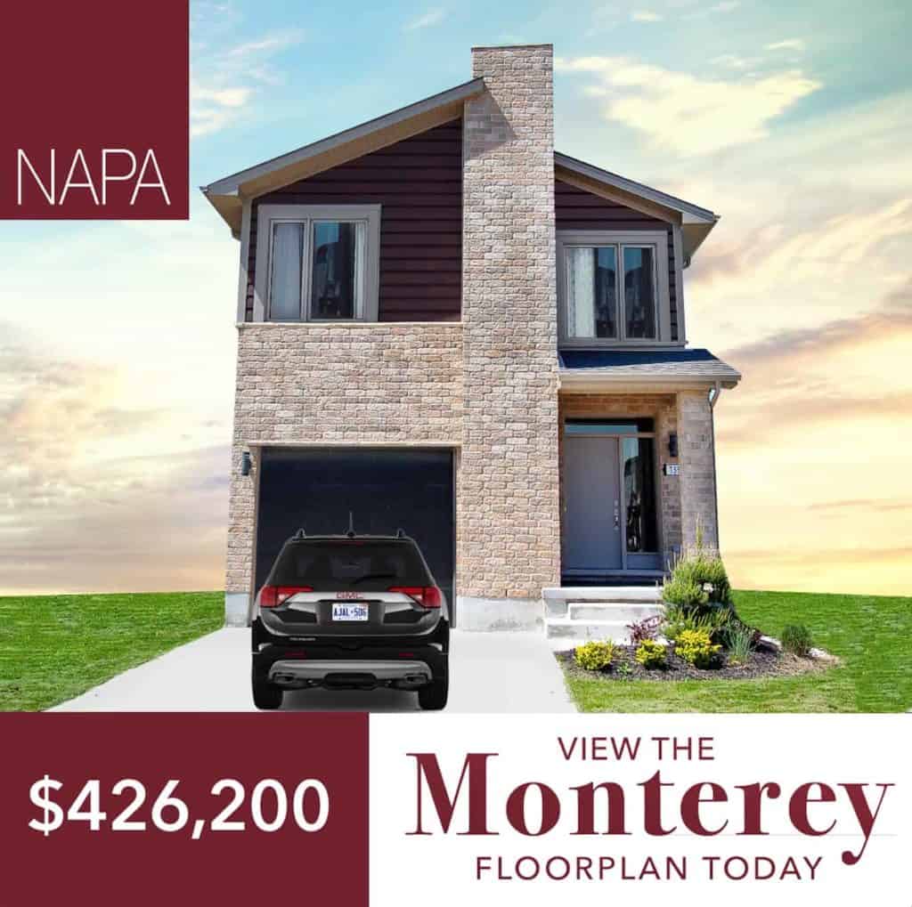The Monterey Home in London Ontario for $426,200