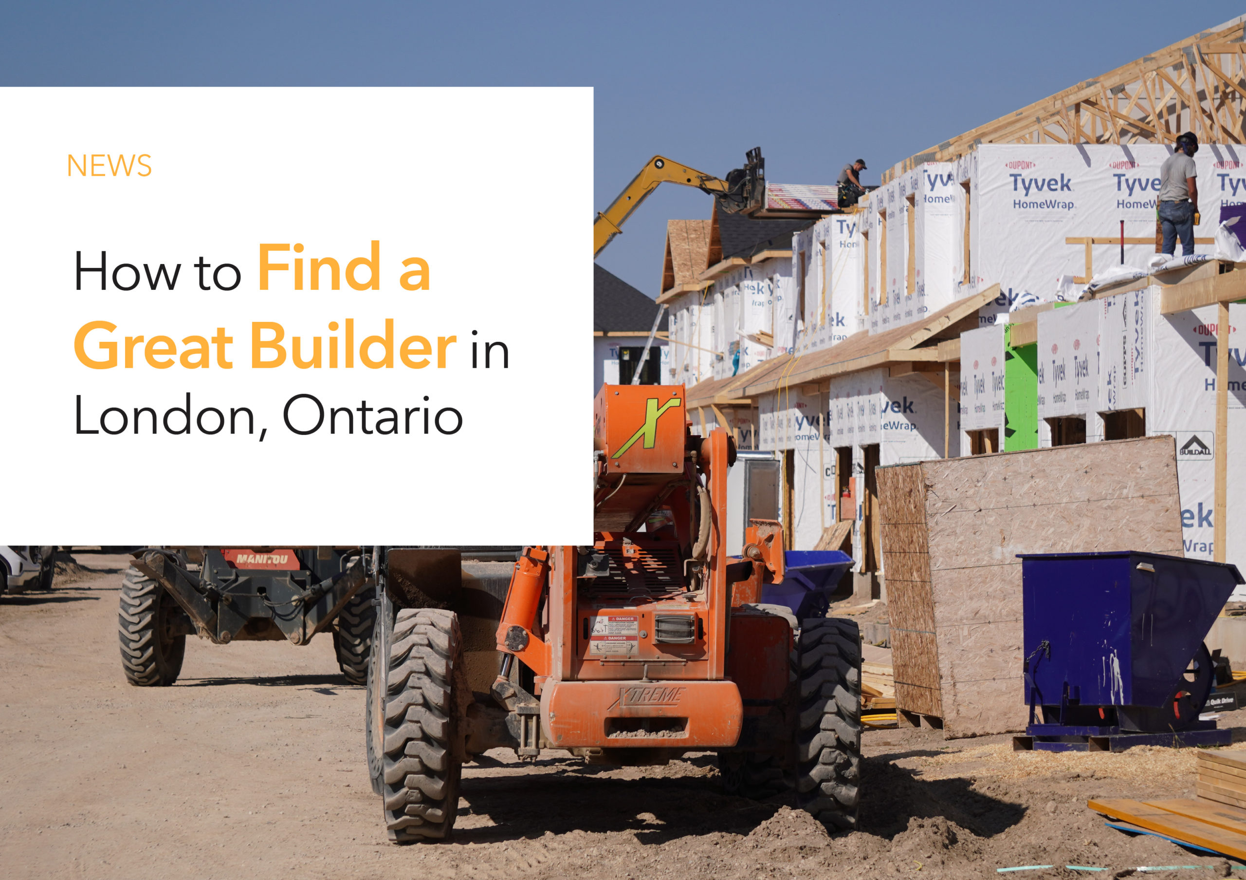 Townhomes under construction in the Summerside Community in London, Ontario