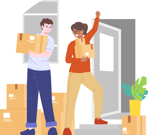 HomeStart Illustrations-moving in HomeStart Illustrations-moving in